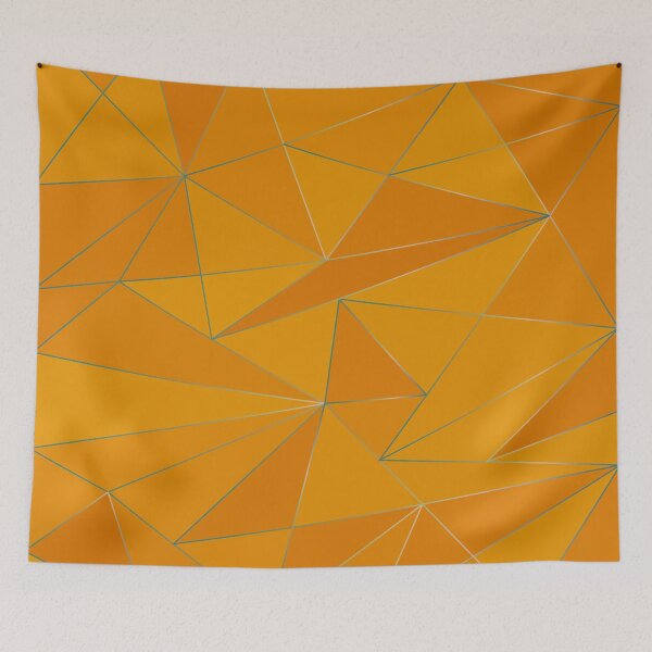 Item preview, Yellow metal low poly background designed and sold by CutieBlue.