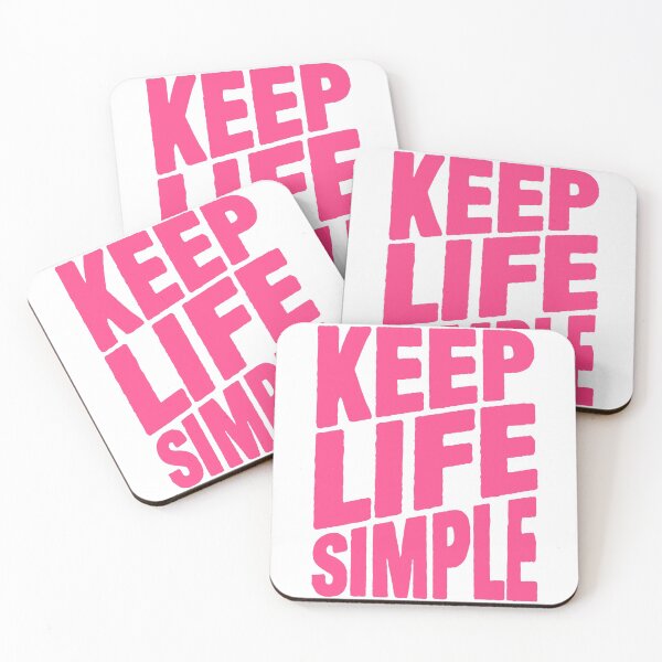 Item preview, Keep Life Simple designed and sold by plushism.
