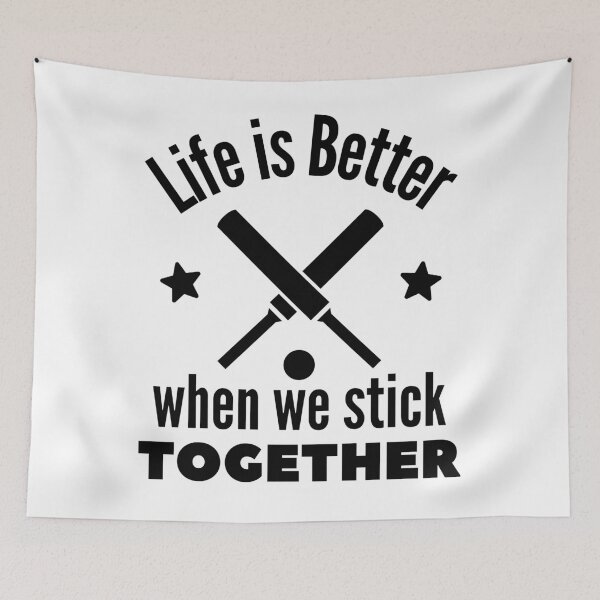 Item preview, Cricket: Life is better when we stick together designed and sold by TheGreenGoat.