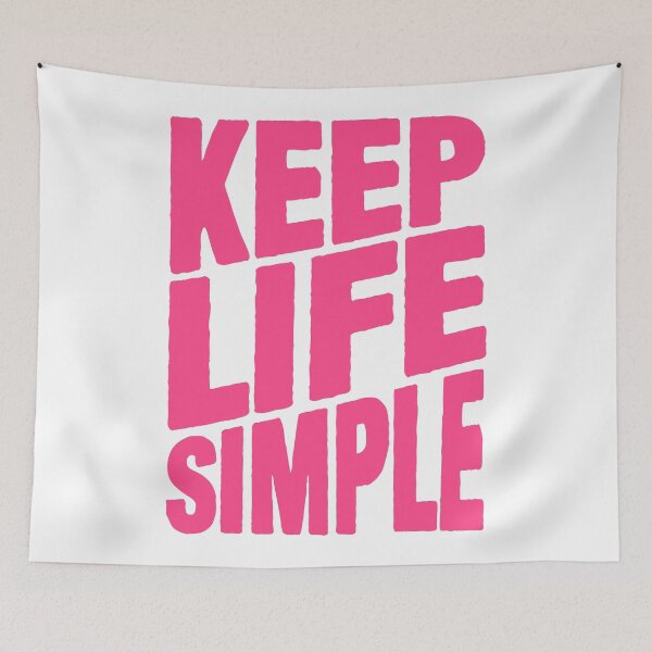 Item preview, Keep Life Simple designed and sold by plushism.