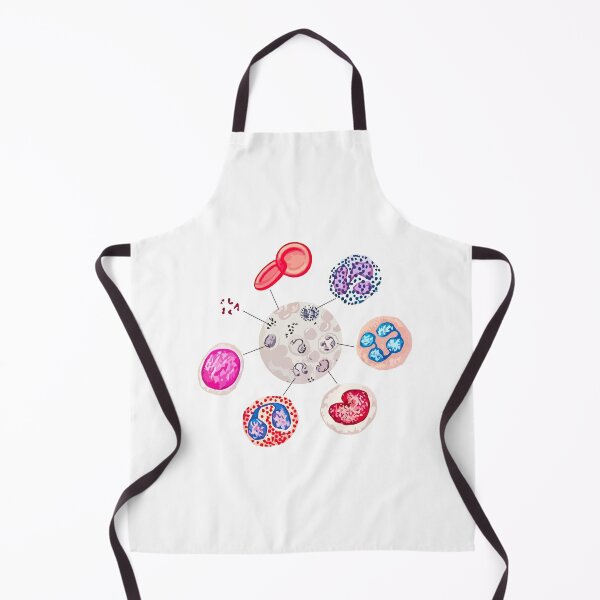 Item preview, Blood cells. RBCs. WBCs, Basophil, Platelet, thrombocyte, Neutrophil, B-Lymphocyte, Monocyte, Eosinophil. designed and sold by labstud.