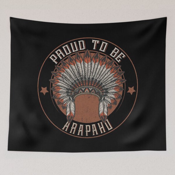 Item preview, Native American Tribe Indigenous People :Proud to be Native American arapaho Tribe Headdress- Native American Shirt- first nation arapaho shirt- arapaho Gift designed and sold by nativeStor.