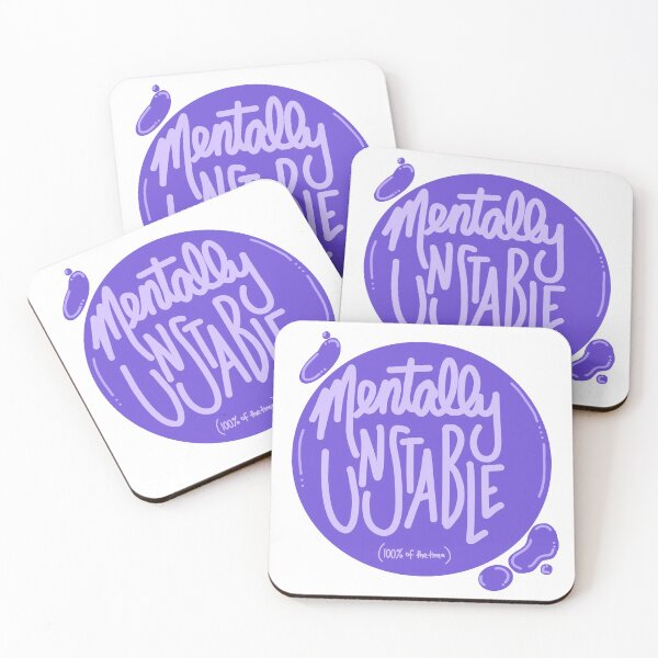 Item preview, Mentally Unstable  designed and sold by MoonbeamPhoto.
