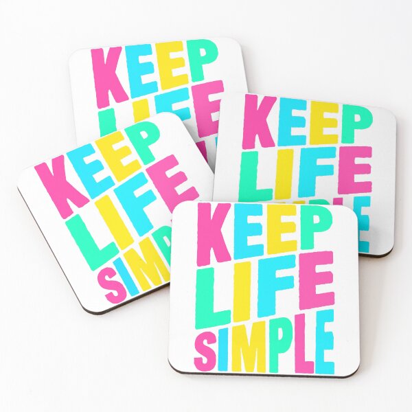 Item preview, Keep Life Simple designed and sold by plushism.