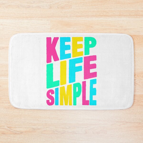 Item preview, Keep Life Simple designed and sold by plushism.