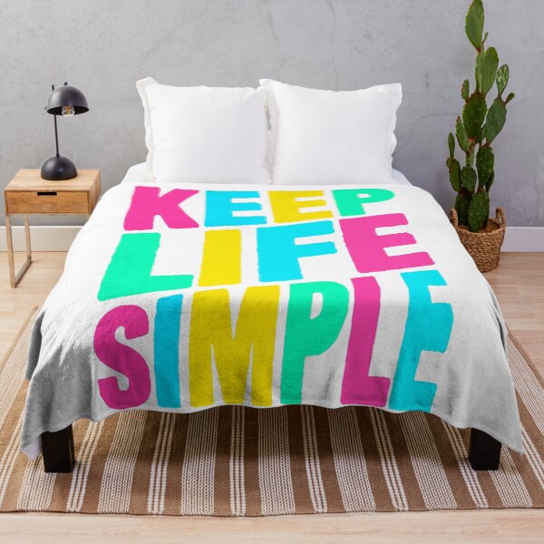 Item preview, Keep Life Simple designed and sold by plushism.