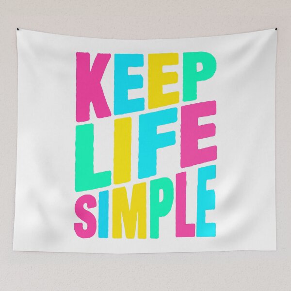 Item preview, Keep Life Simple designed and sold by plushism.