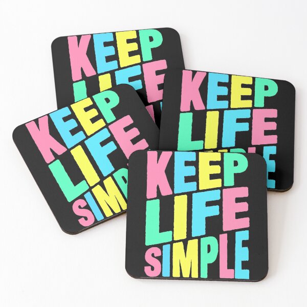 Item preview, Keep Life Simple designed and sold by plushism.