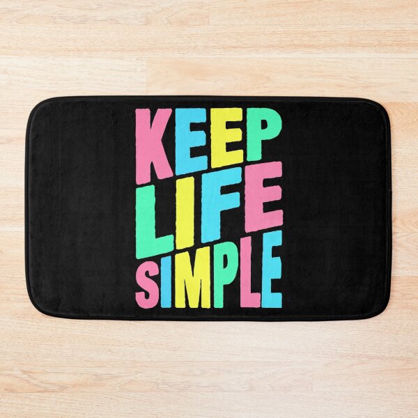 Item preview, Keep Life Simple designed and sold by plushism.