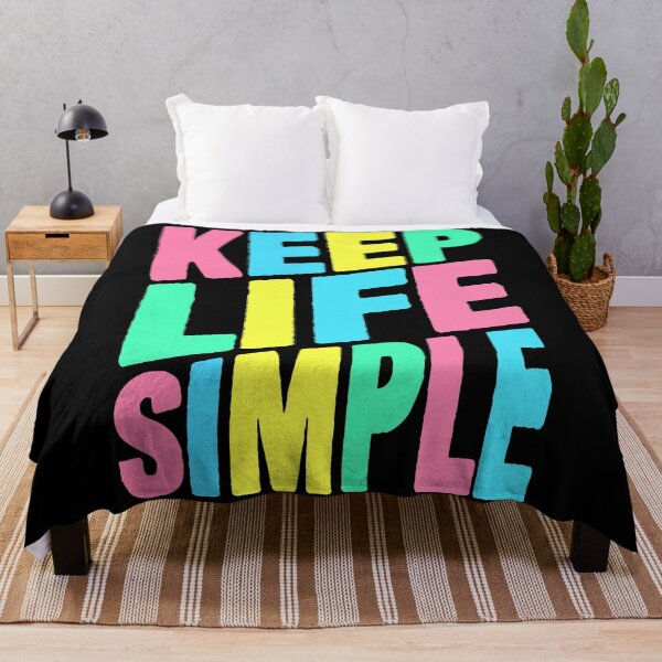 Item preview, Keep Life Simple designed and sold by plushism.