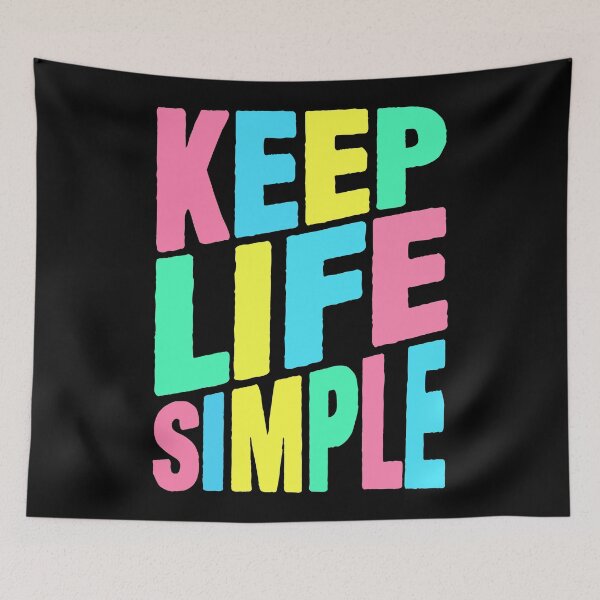 Item preview, Keep Life Simple designed and sold by plushism.