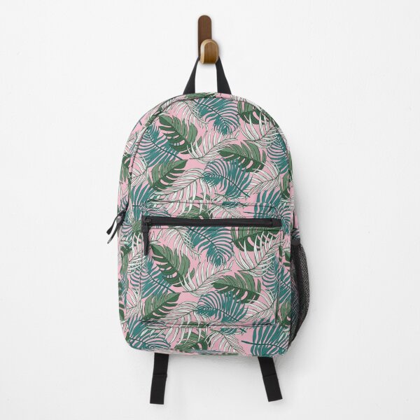 Item preview, Tropical Leaf Dusty Pink and Green Pattern designed and sold by CJAura by Claire Jane Johnson.