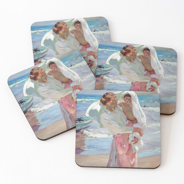 Item preview, Joaquín Sorolla - After Bathing (1915) designed and sold by HistoryRestored.