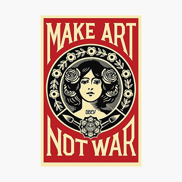 Item preview, Make art not war designed and sold by ProArt55.