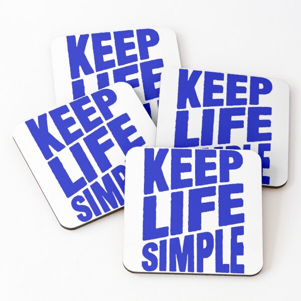 Item preview, Keep Life Simple designed and sold by plushism.
