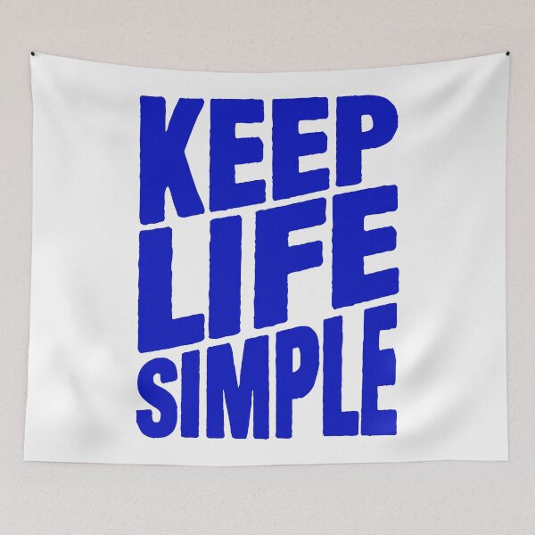 Item preview, Keep Life Simple designed and sold by plushism.