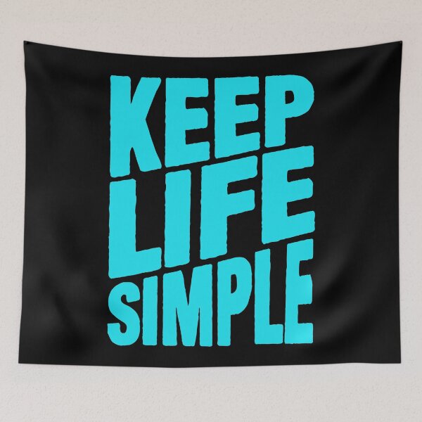 Item preview, Keep Life Simple designed and sold by plushism.
