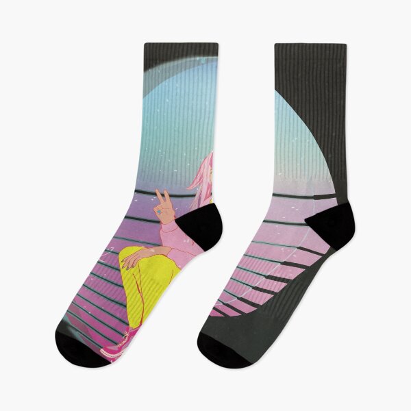 Item preview, 90's Retro Vaporwave Aesthetic Kawaii Girl designed and sold by Feline Rockstars.