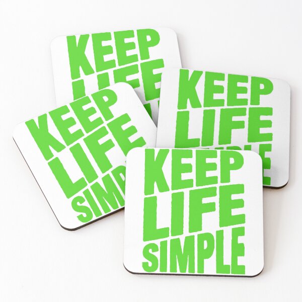 Item preview, Keep Life Simple designed and sold by plushism.