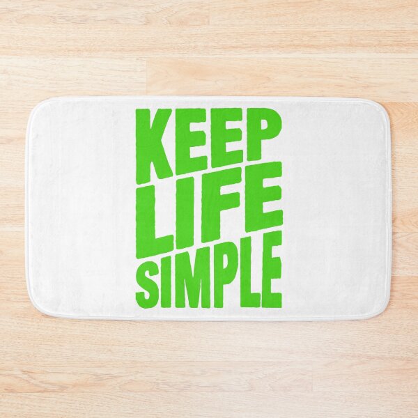 Item preview, Keep Life Simple designed and sold by plushism.