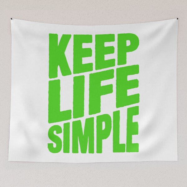 Item preview, Keep Life Simple designed and sold by plushism.