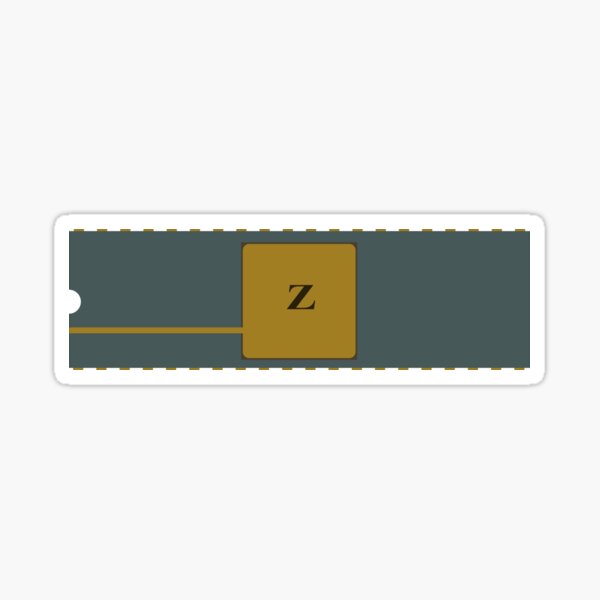 Zilog Z80 Retro Processor Sticker