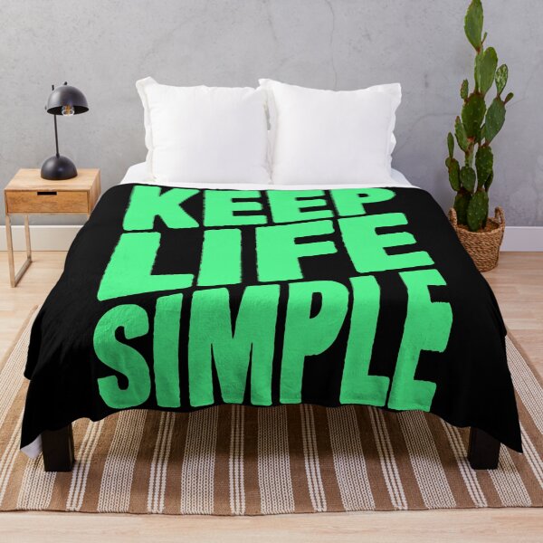 Item preview, Keep Life Simple designed and sold by plushism.
