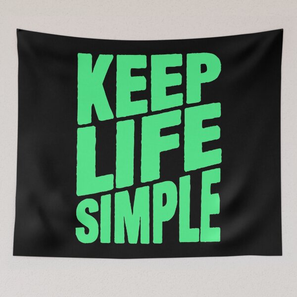 Item preview, Keep Life Simple designed and sold by plushism.