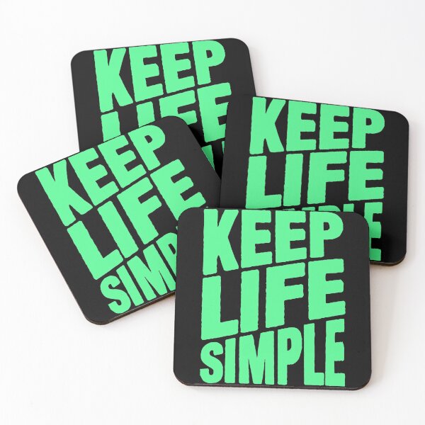 Item preview, Keep Life Simple designed and sold by plushism.