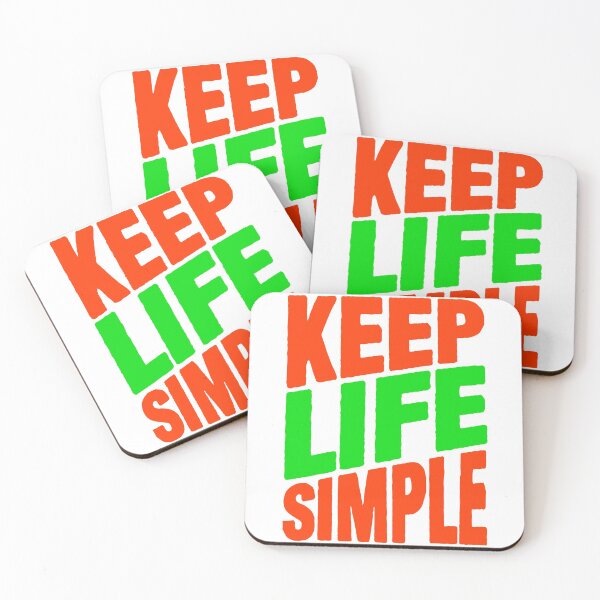 Item preview, Keep Life Simple designed and sold by plushism.