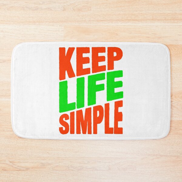 Item preview, Keep Life Simple designed and sold by plushism.