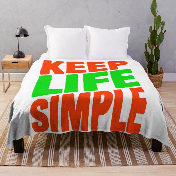 Item preview, Keep Life Simple designed and sold by plushism.