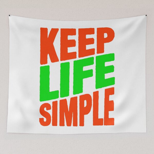 Item preview, Keep Life Simple designed and sold by plushism.