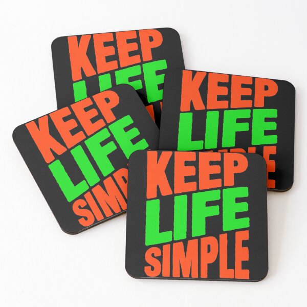 Item preview, Keep Life Simple designed and sold by plushism.