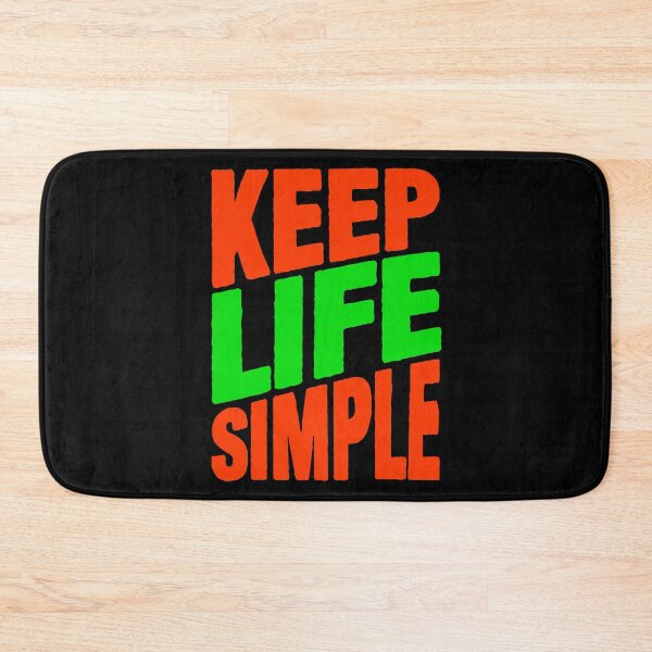 Item preview, Keep Life Simple designed and sold by plushism.