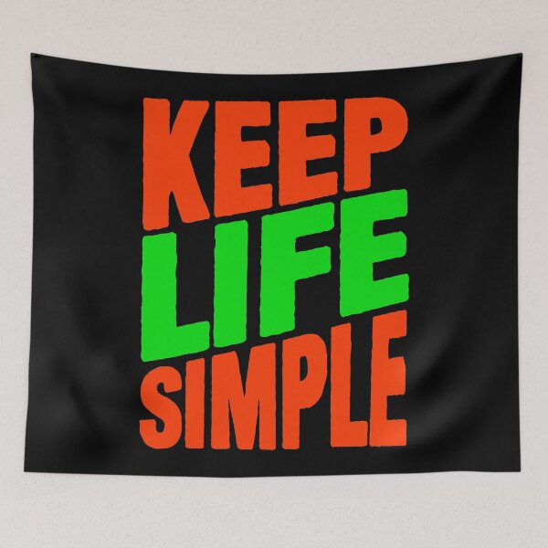 Item preview, Keep Life Simple designed and sold by plushism.