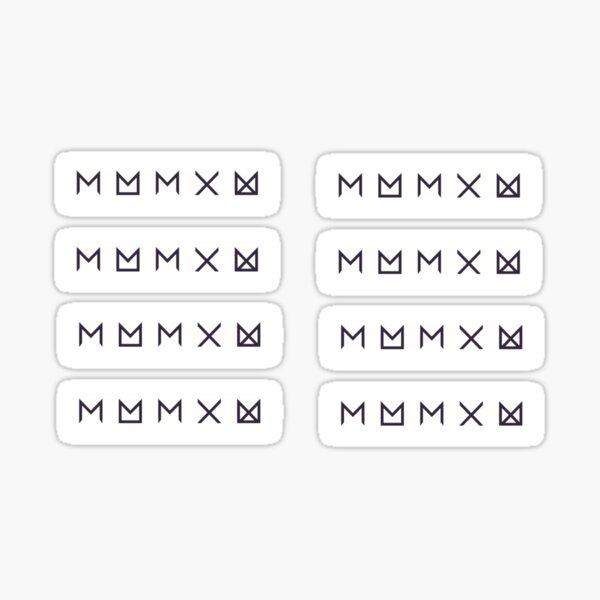 Monsta X Rectangles Sticker
