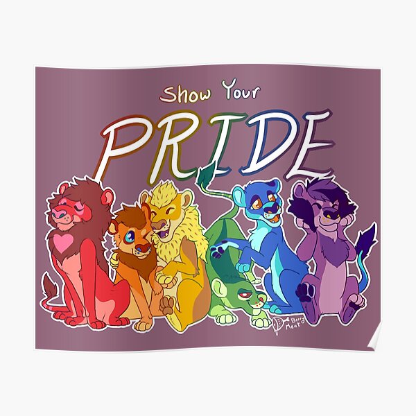 Pride Lions Poster