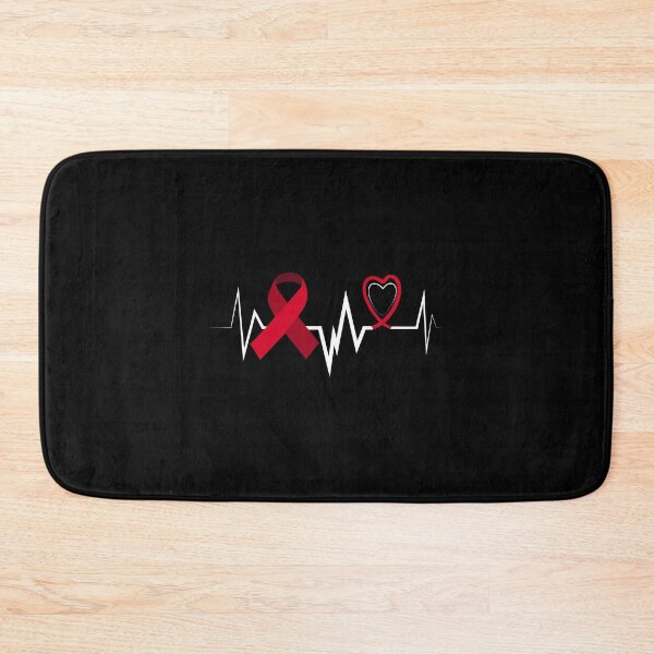Item preview, Heartbeat Scd Anemia Burgundy Ribbon Sickle Cell Anemia designed and sold by zerniakcor.