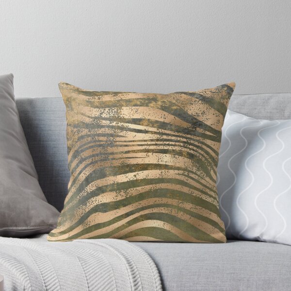 Item preview, Zebra Abstract Gold designed and sold by FranzNCandy.