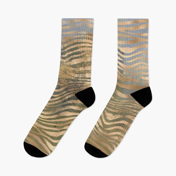 Item preview, Zebra Abstract Gold designed and sold by FranzNCandy.