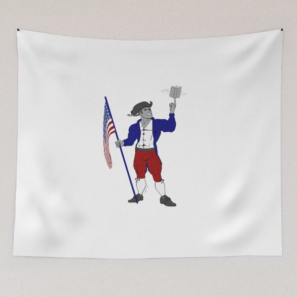 Item preview, Patriots Read (w/Flag) designed and sold by Hei-Yu-Fan-Art.