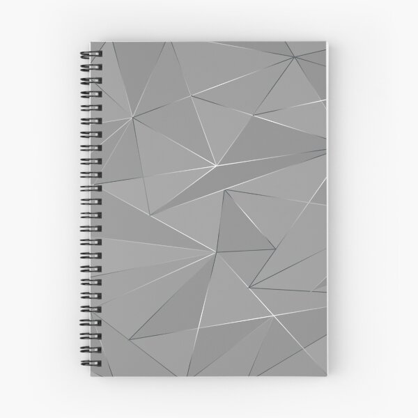 Item preview, Grey silver low poly background designed and sold by CutieBlue.