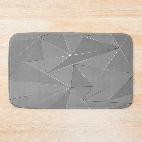 Item preview, Grey silver low poly background designed and sold by CutieBlue.