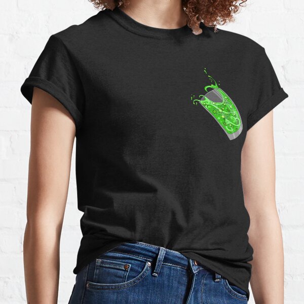 Wave in a glass (green) - small T-shirt classique
