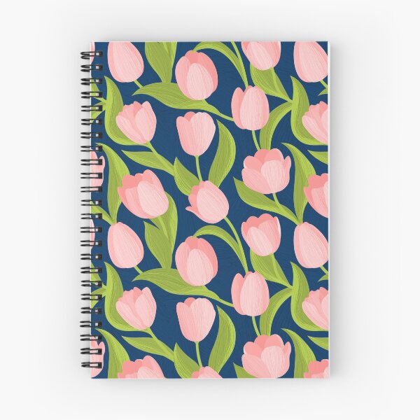 Item preview, Seamless pattern with pink Tulips designed and sold by Yuka-Krable.