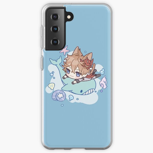 Genshin Impact Chibi Childe Coque souple Samsung Galaxy