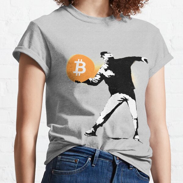 Item preview, Bitcoin Banksy designed and sold by apoliticus.