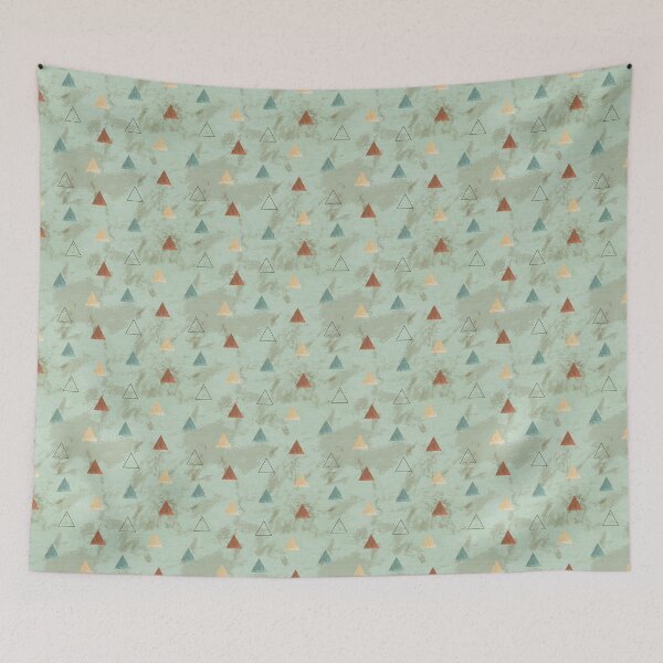 Item preview, Multicolored triangles mix seamless pattern designed and sold by Tayastore.