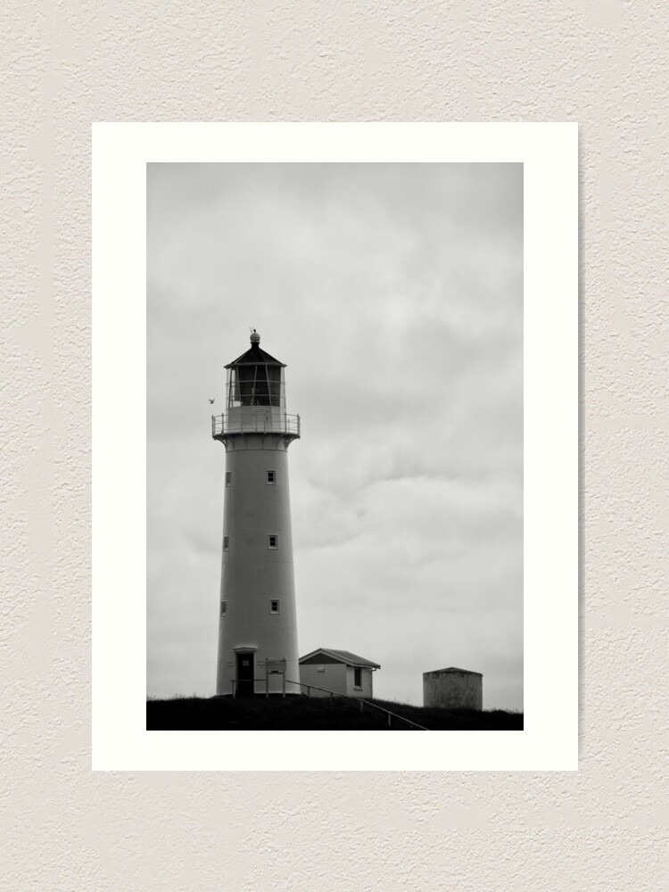 Alternate view of Beware the rocks, New Zealand Art Print